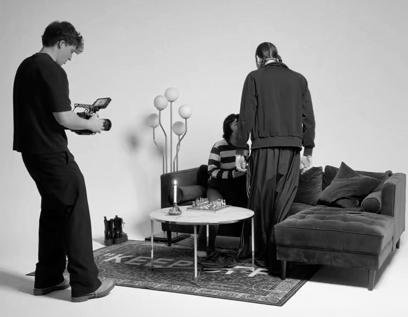 Behind the scenes — Set mit Canbey